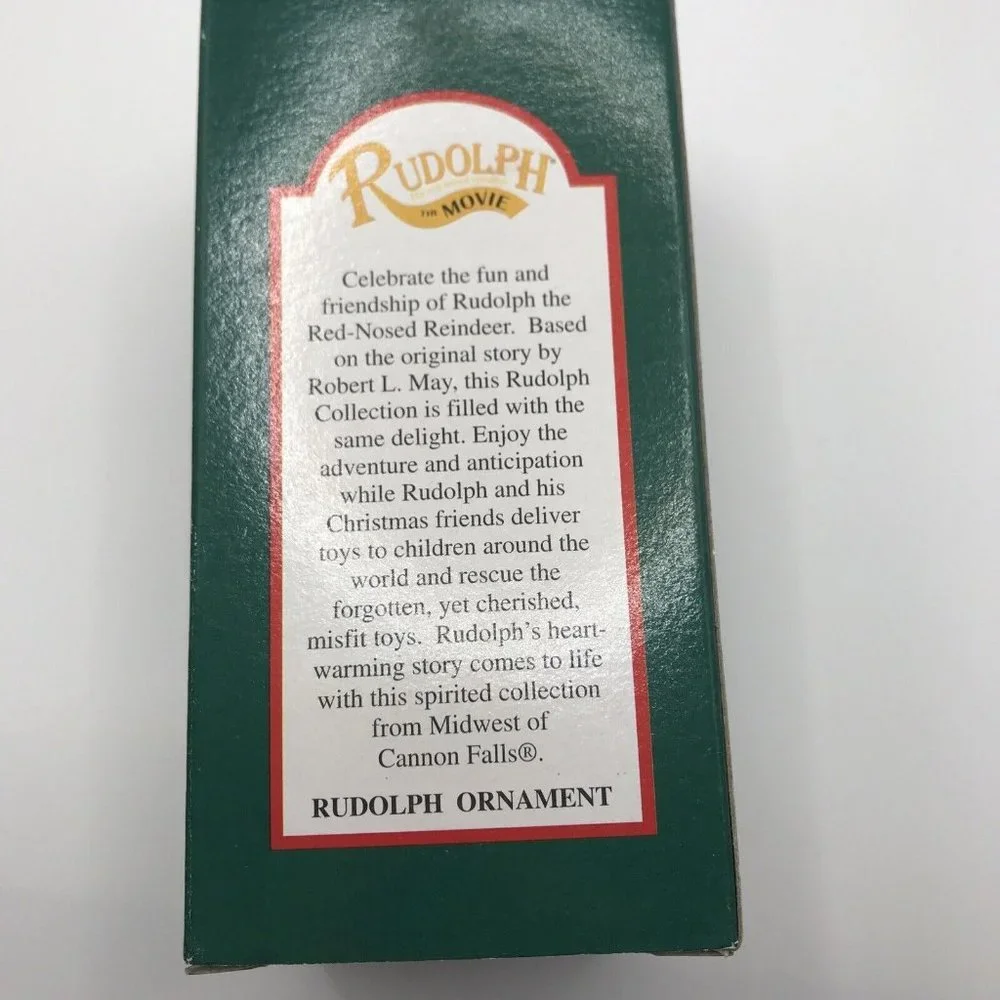 Rudolph The Movie Santa Midwest Ornament 1999 In Box‎ Retired Christmas